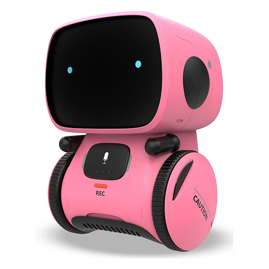 Robots for Girls 3-5, Interactive Smart Robotic with Touch Sensor, Voice Control, Speech Recognition, Singing, Dancing, Repeating and Recording, Birthday Gifts for 3+ Year Old Kids Boys Girls