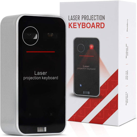 Laser Keyboard - Bluetooth Laser Projection Keyboard and Mouse for Iphone and Android Smartphones, Tablets, and More